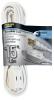 15' 16/2 White Ext Cord