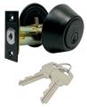 Black Double Deadbolt