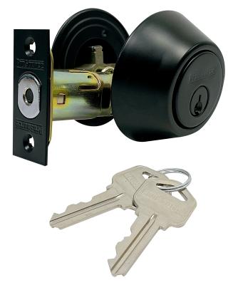 Black Double Deadbolt