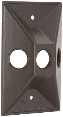 Rectangular Cover Bronze WP
