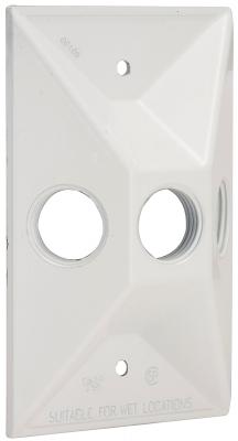 White Lamp Cover Rectangular WP