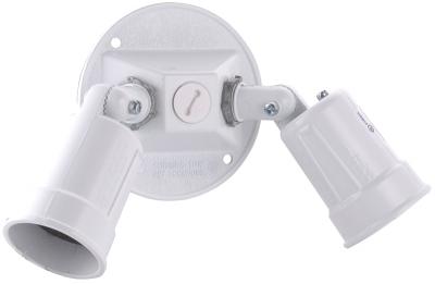 Double Flood Holder Kit White