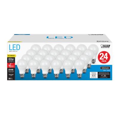 24pk 10W A19 5000K LED Bulb