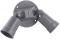 Double Lampholder Gray