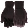 L Brown Jersey Glove