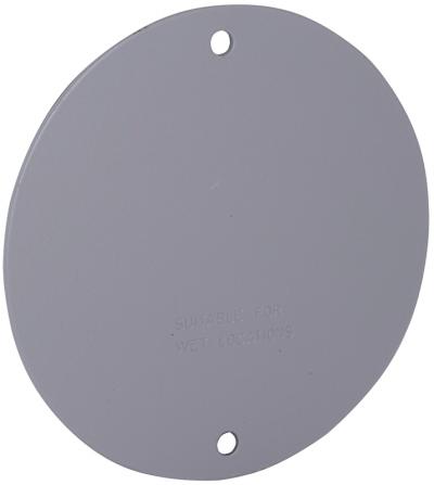 Round Blank Cover Gray WP