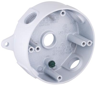 Round Outdoor Box White WP