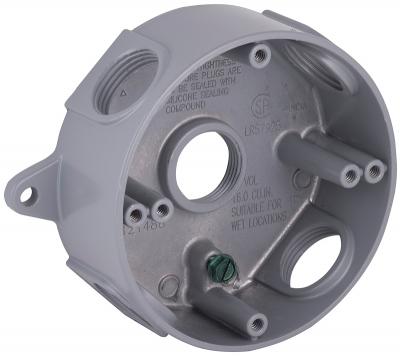 Outdoor Round Box Gray WP