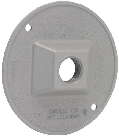 Round Lampholder Cover Gray WP