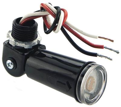 Photo Cell Swivel Hard Wired