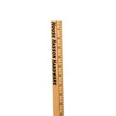 36" Natural Wood Yardstick