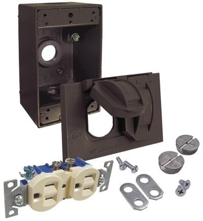 Receptacle Kit Bronze