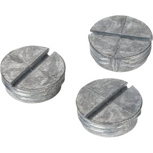 3pk 3/4 Gray Closure Plug
