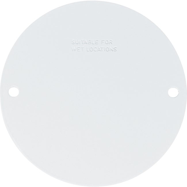 Round Outdoor Cover Blank White