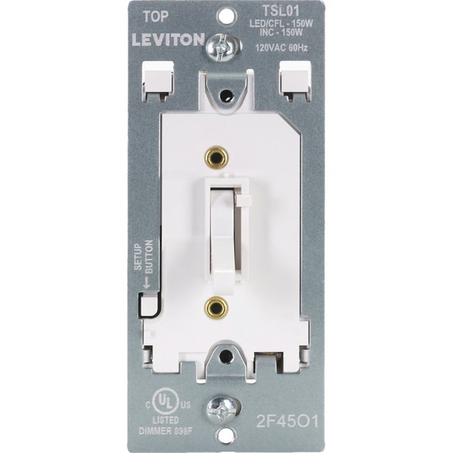 White Toggle Dimmer SP/3W