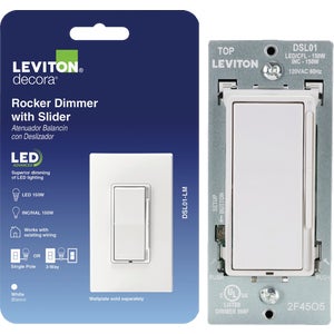 White Rocker/Slide Dimmer SP/3W