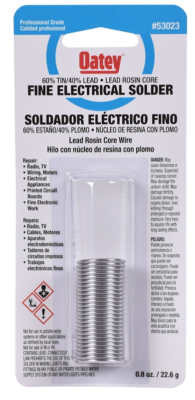 .8oz 60T/40L Rosin Core Solder