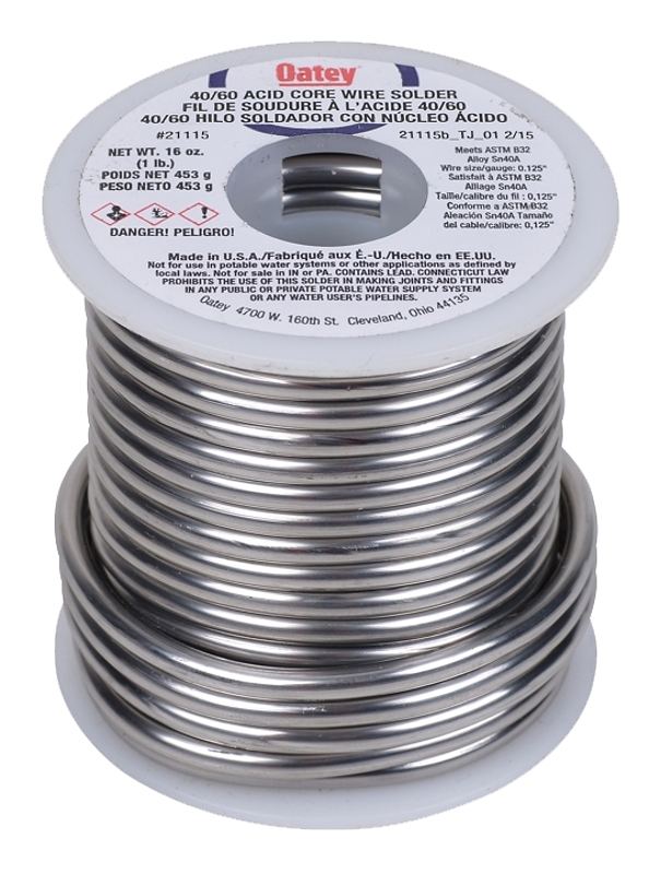 1lb 40T/60L Acid Core Solder