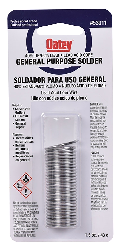 1.5oz 40T/60L Acid Core Solder
