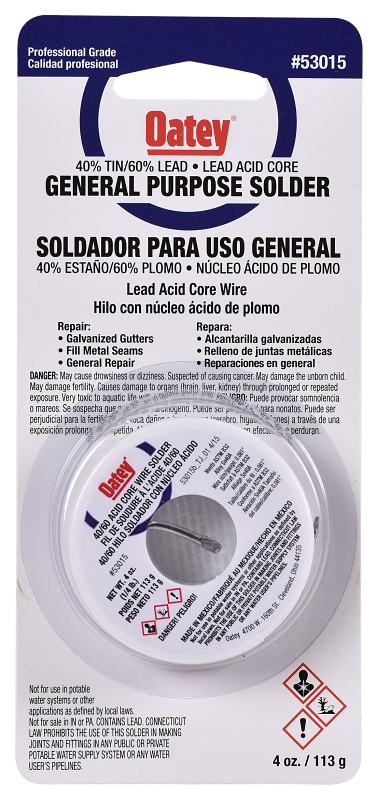 1/4lb 40T/60L Acid Core Solder