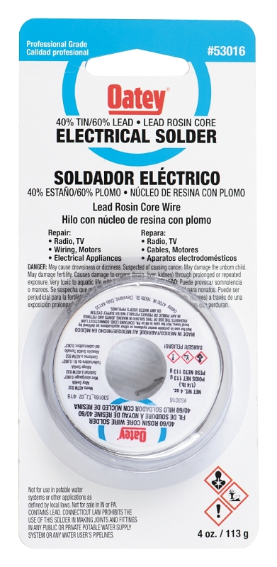1/4lb 40T/60L Rosin Core Solder