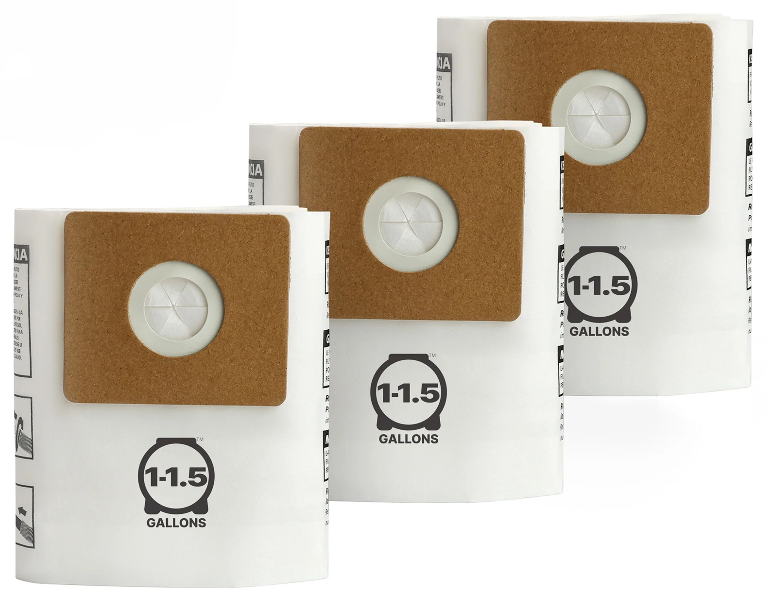 3pk Bag Filter Type A 1GA