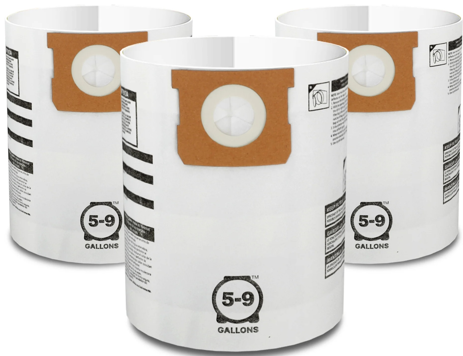 3pk Bag Filter 5-8 GA
