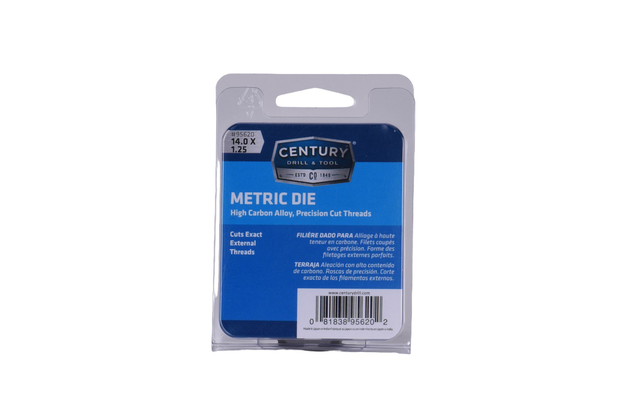 14MM-1.25 Hex Die