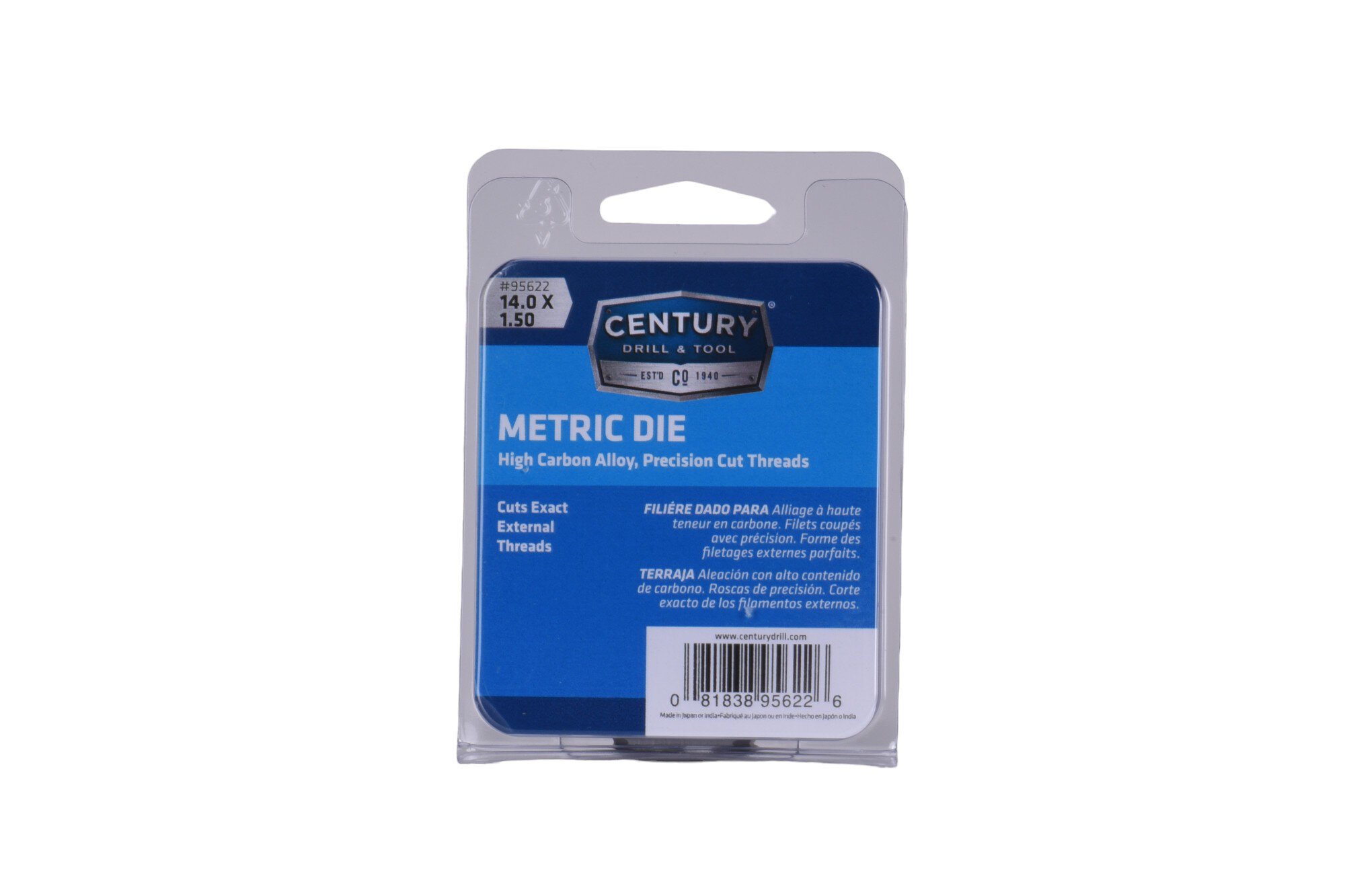 14MM-1.50 Hex Die