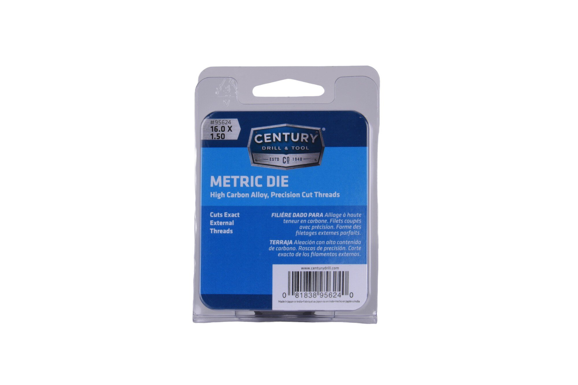 16MM-1.50 Hex Die