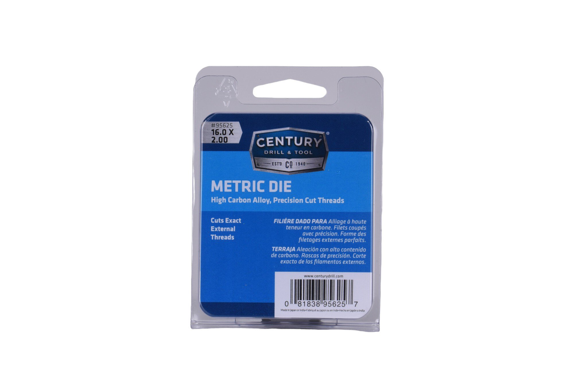 16MM-2.00 Hex Die