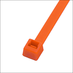 100pk 7" Orange Cable Tie