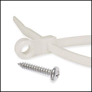 100pk 7" Natural Mount Cable Tie