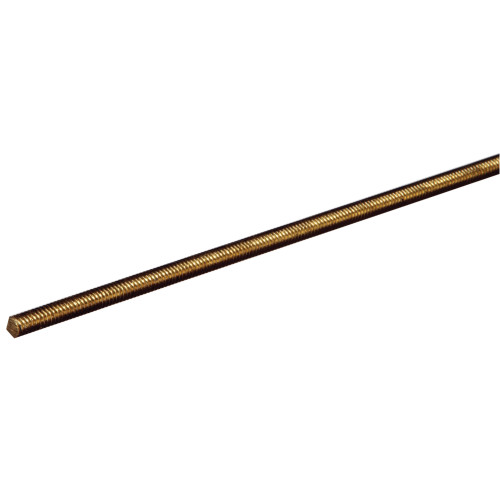 -3/8-16x12 Threaded Rod Brass