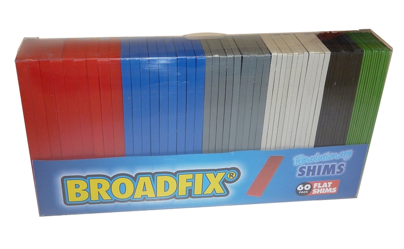 60pk Plastic Flat Shims