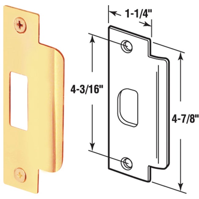 *Latch Strike Plate