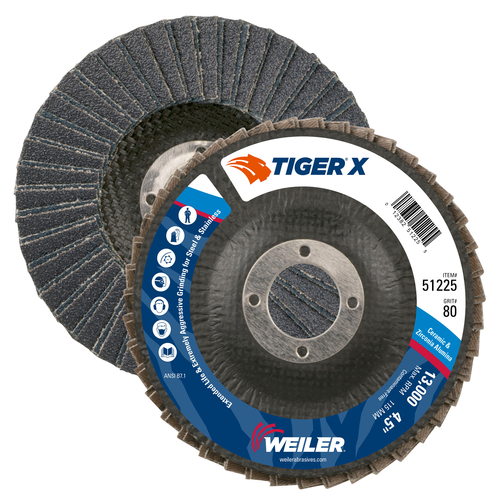 4-1/2x7/8 80Z Flap Disc T27