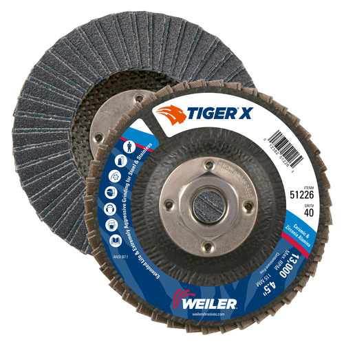4-1/2x5/8-11 40Z Flap Disc T27