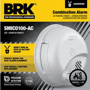 Smoke & CO Alarm Hardwired