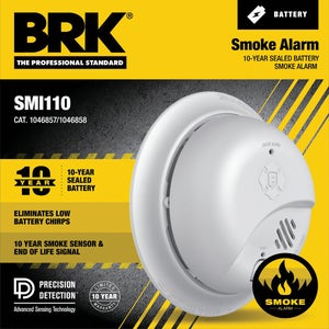 Smoke Alarm Battery Op