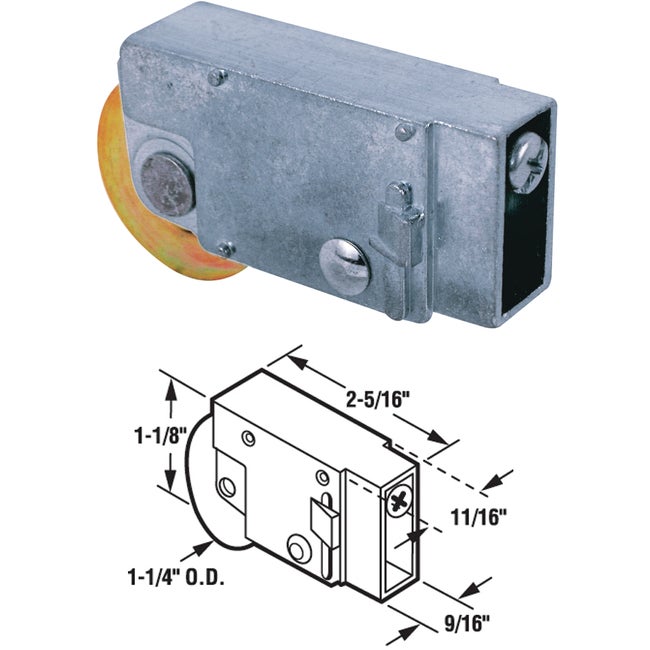 Glass Door Roller Assembly