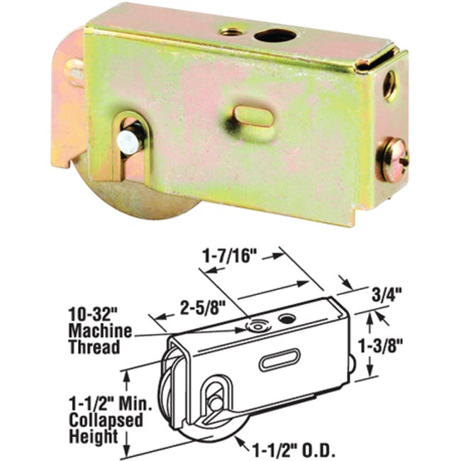 Glass Door Roller Assembly