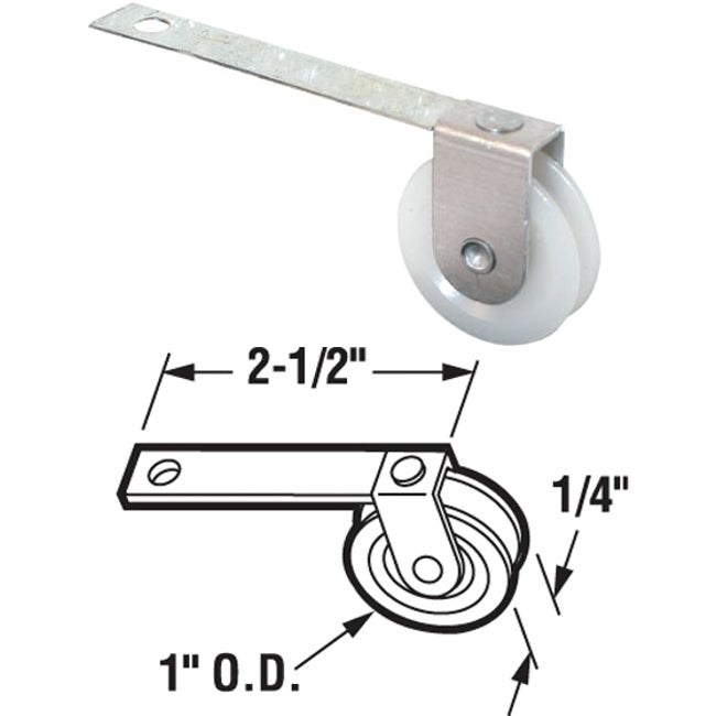 2pk Screen Door Roller