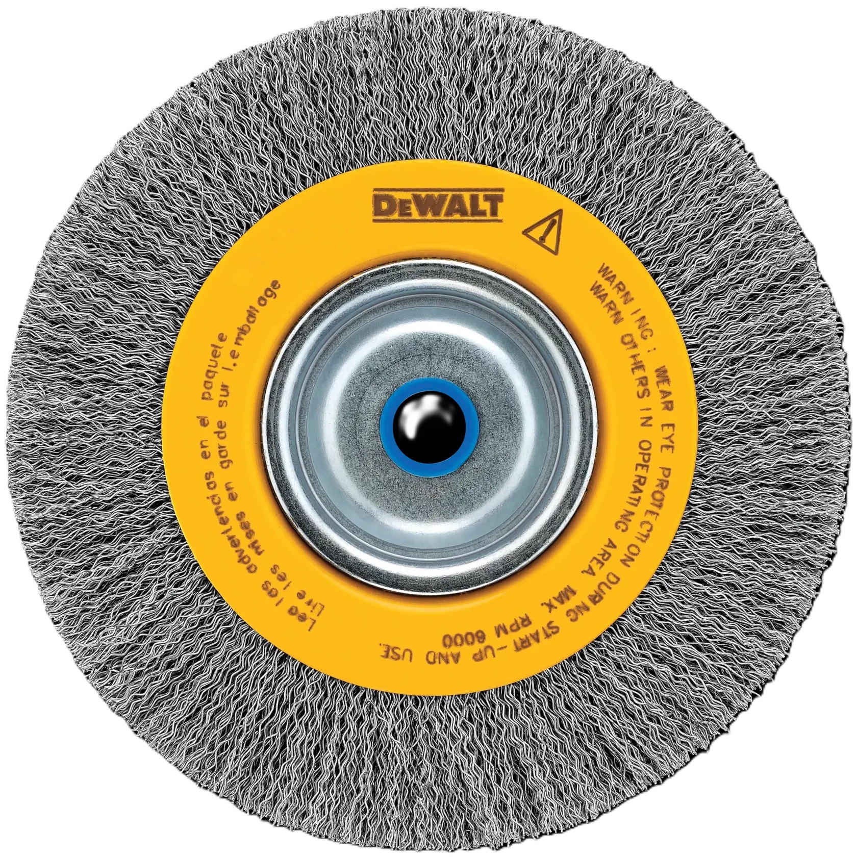 6" Wide Faced Crimped Wire Wheel