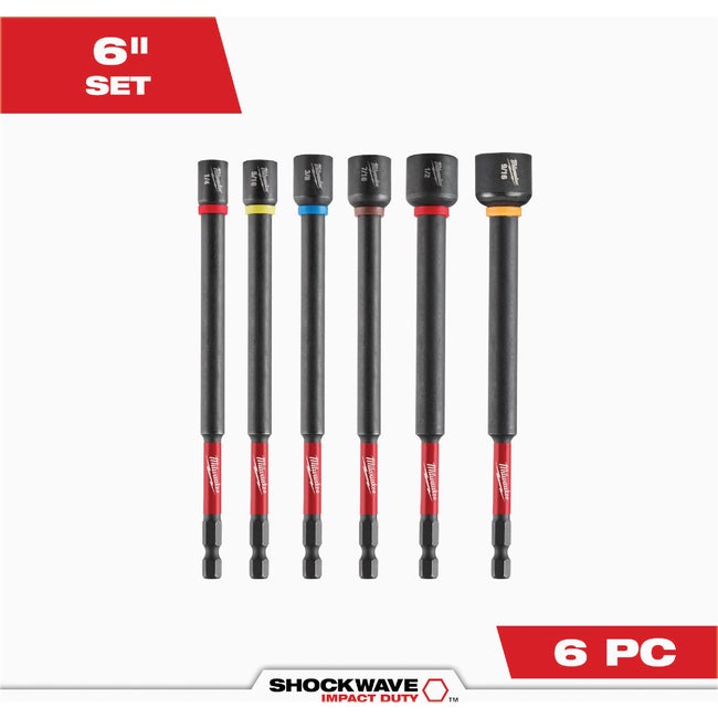 6pc Magnetic Nut Driver Set