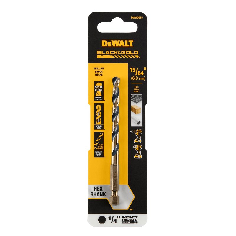 15/64 Hex Shank Drill Bit