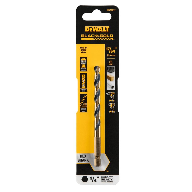17/64 Hex Shank Drill Bit