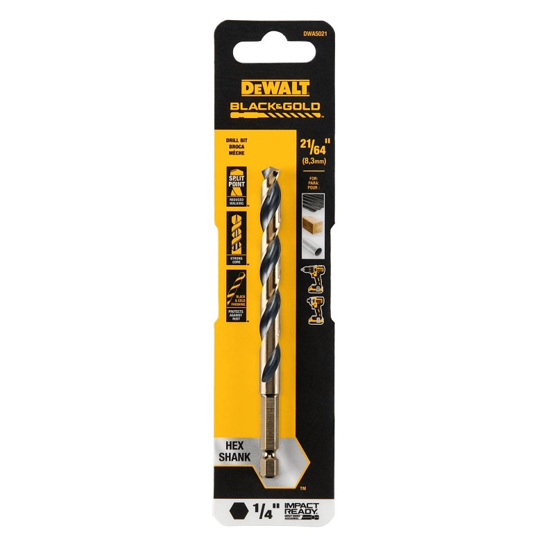 21/64 Hex Shank Drill Bit