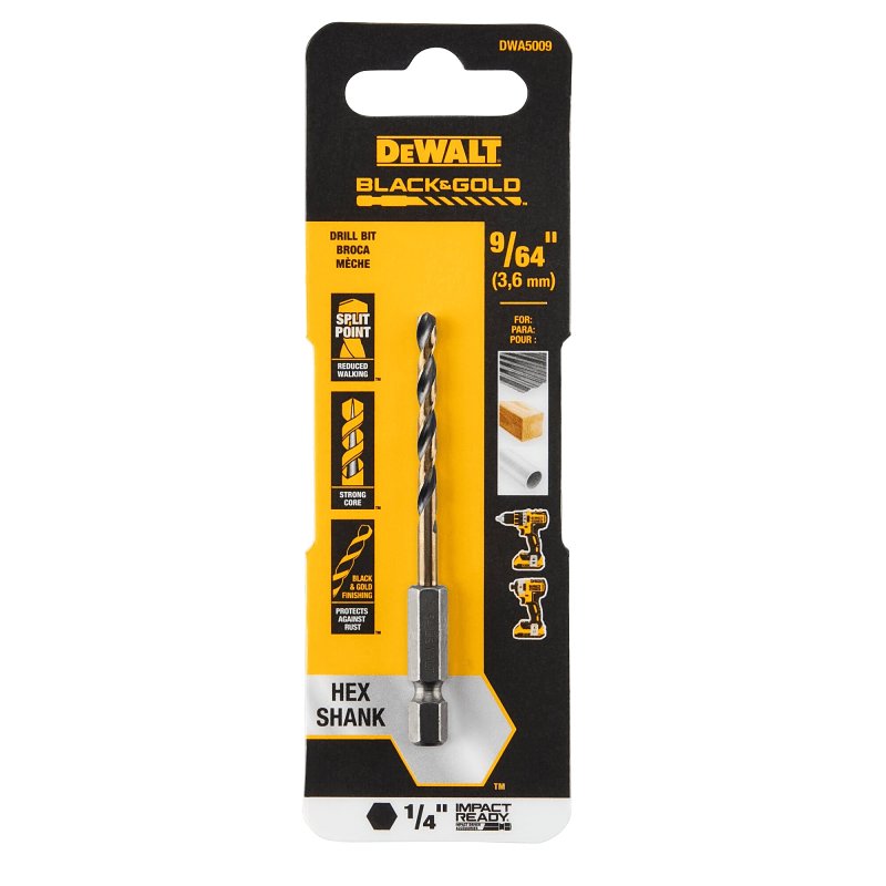 9/64 Hex Shank Drill Bit