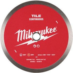 7" Continuos Rim Diamond Blade